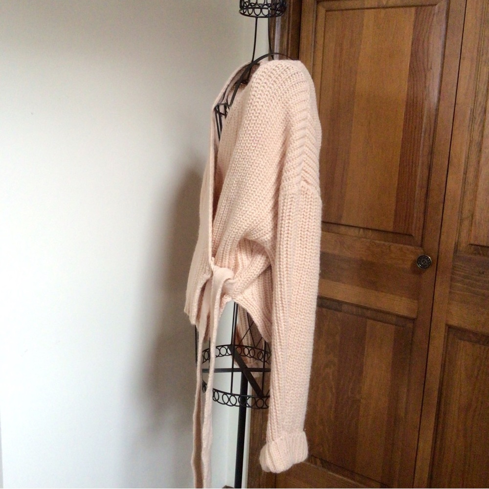 Zara Wrap tie sweater, New, Small - Picture 5 of 8